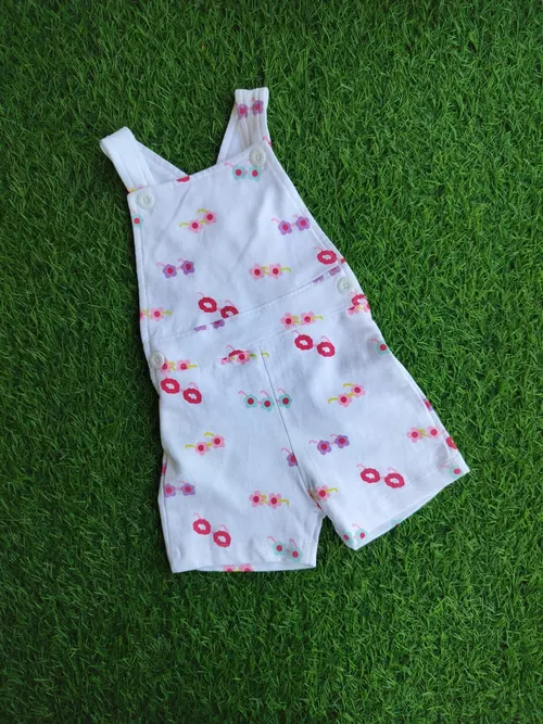 Girls Floral Dungaree EBD009